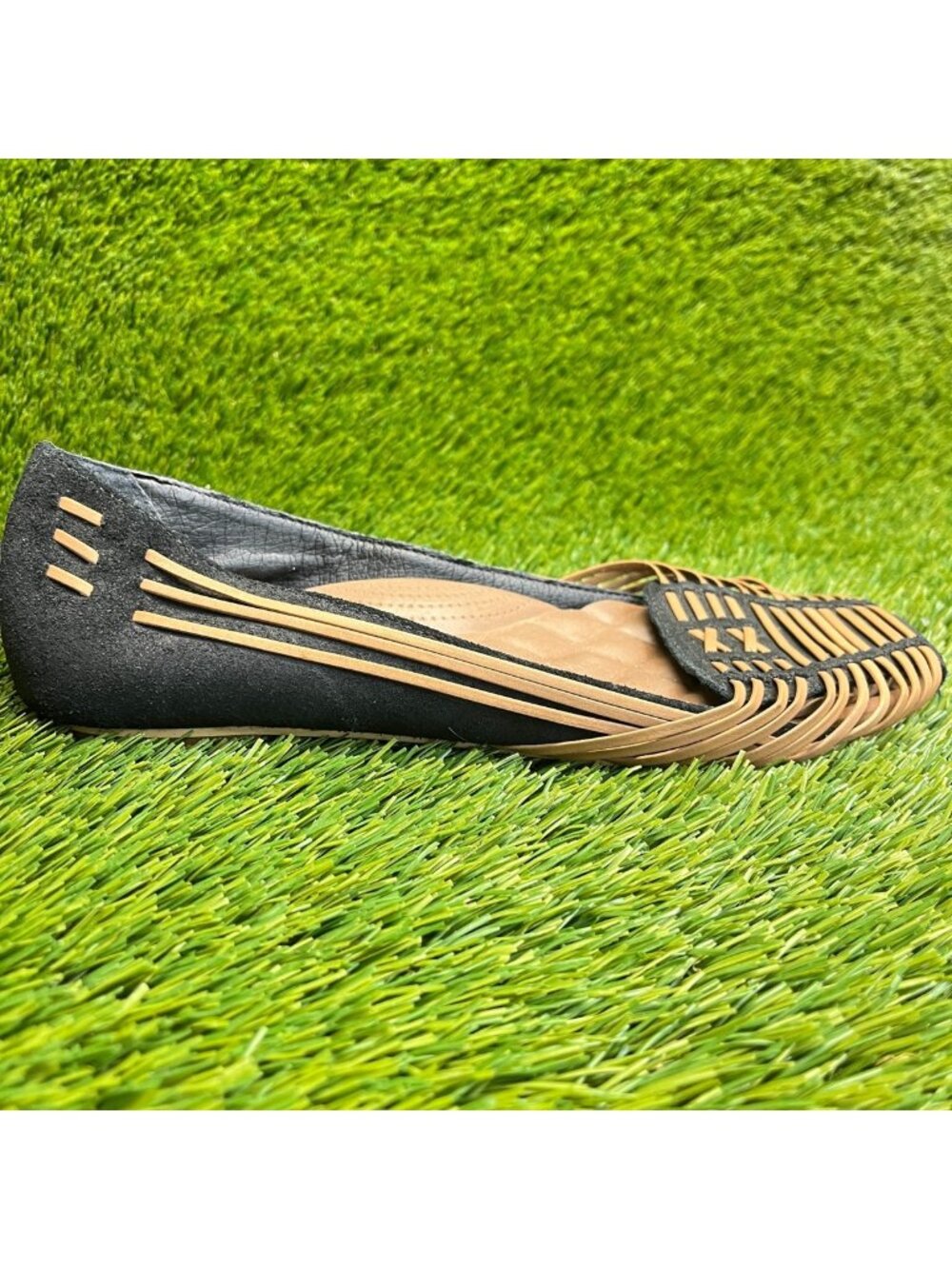 Reef Rancho Rio Womens Size 8.5 Brown Black‎ Casual Classic Slip On Flats Shoes